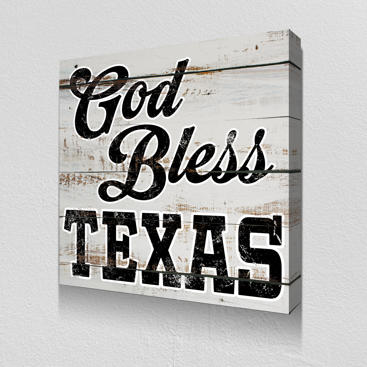 God Bless Texas Canvas