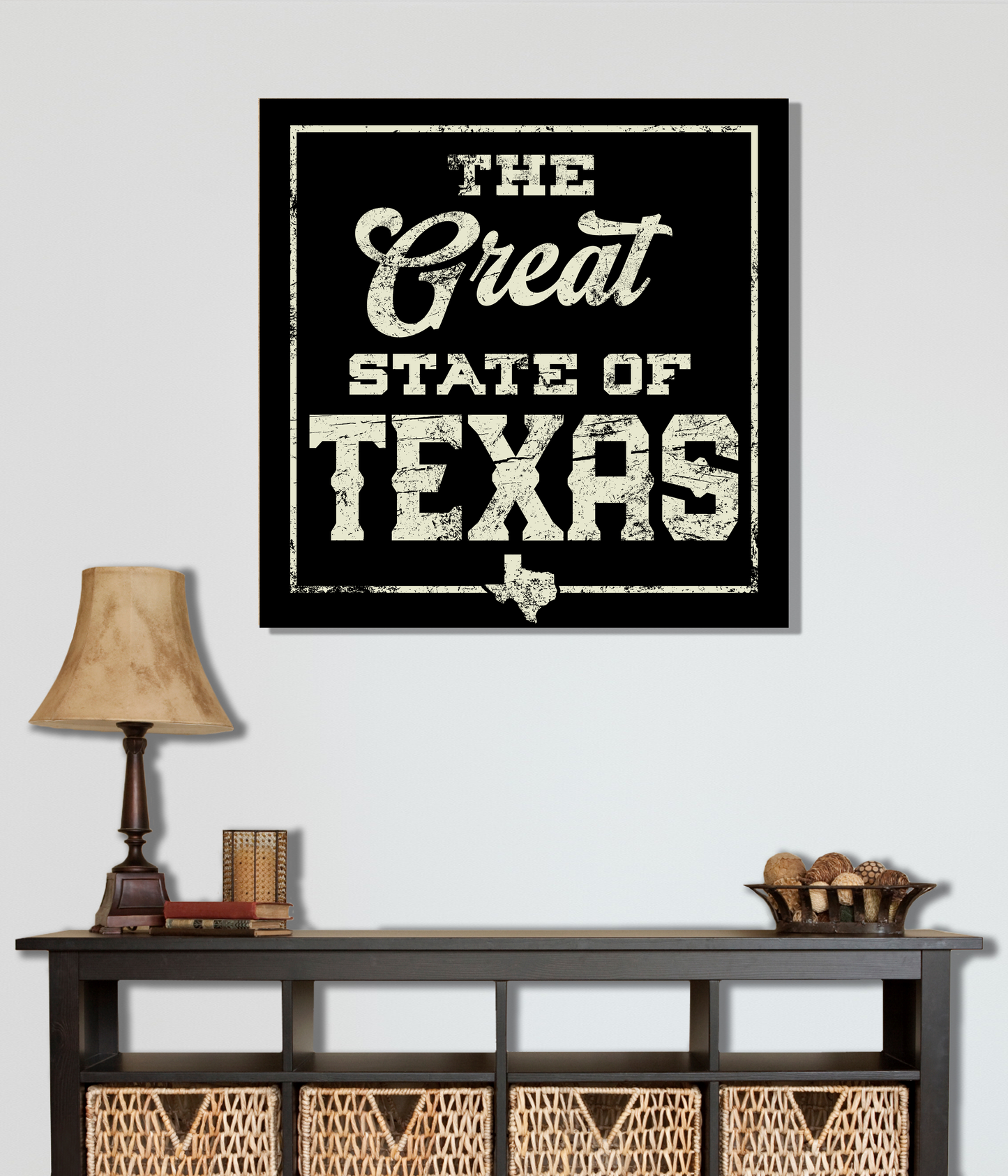 The Great State of Texas Canvas